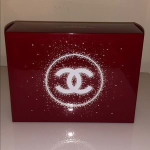 Chanel red cosmetic box